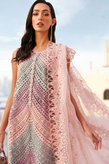 Maria.B - 3 Piece Unstitched Embroidered Lawn Suit - 717