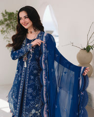 Qalamkar - Sahil Luxury Lawn Embrioidered Eid Collection - A713