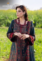 3PC - LAWN EMBROIDERED SHIRT WITH CHAFOON  EMBROIDERED DUPATA AND TROUSER - 677