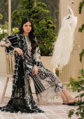 Bin Ilyas 3Pc - Lawn Unstitched Freesia Embroidery - 703