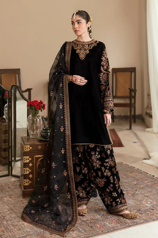 Velvet 3PC Embroidered-BR 804