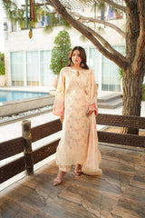Aneelas - 3pc Embroidered Unstitched Signature Lawn - A3631