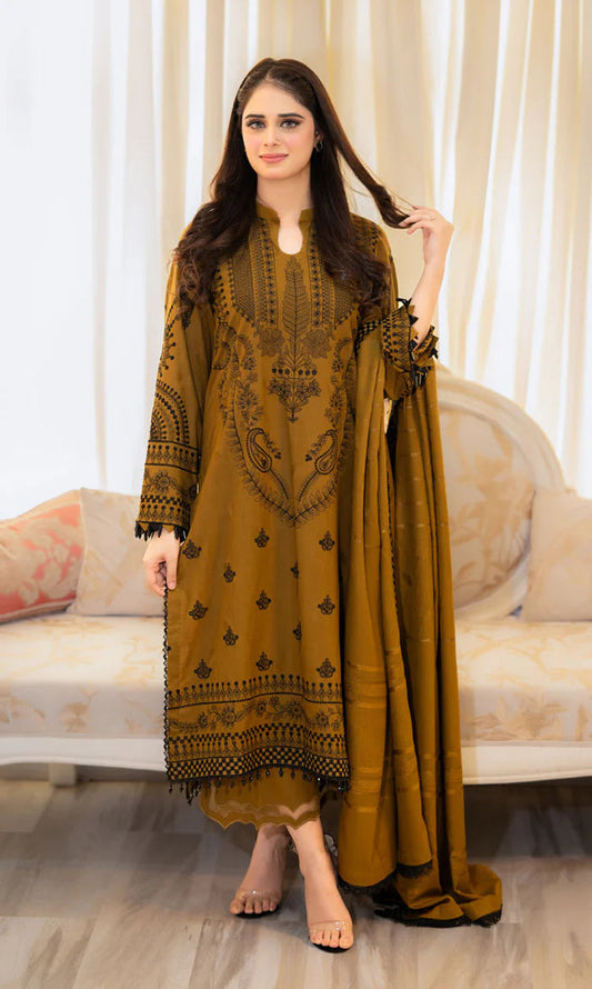 UNSTITCH DHANAK 3PC SUIT-251