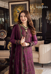 3PC - LAWN Embroidered With Chiffon Embroidered Dupatta - A668
