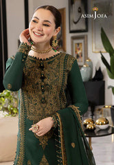 Dhanak 3PC Embroidered With Chiffon Embroidered Dupatta-244